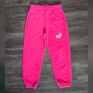OFF WHITE Kids Pink Joggers